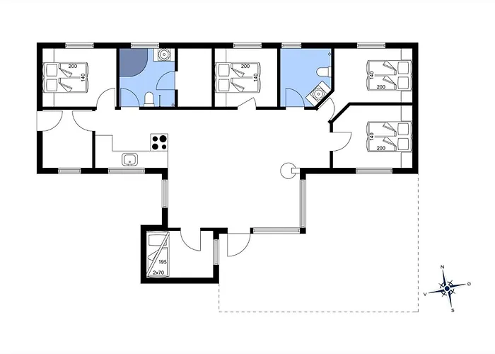 Casa de Férias 206-harboore-neerlandiavej-182 *